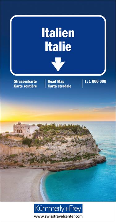 Actual product image Italy Road Map 1:1 Mio