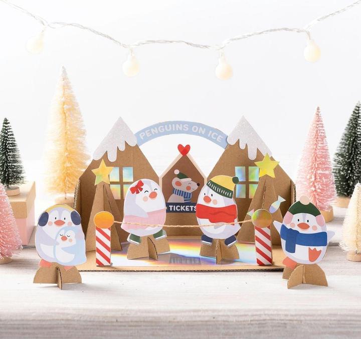 Actual product image Folia WOW Christmas craft kit MERRY CRAFTMAS, 133 pieces