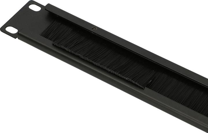 Produktbild Extralink Cable organizer | 1U with brush, black