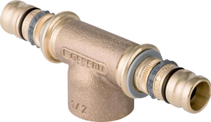 Produktbild Geberit Mepla T-Stück mit Innengewinde d=40 mm Rp=1/2" d1=40 mm