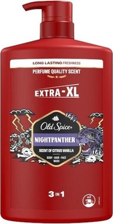 Old Spice Night Panther (1000 ml, Flüssiges Shampoo)