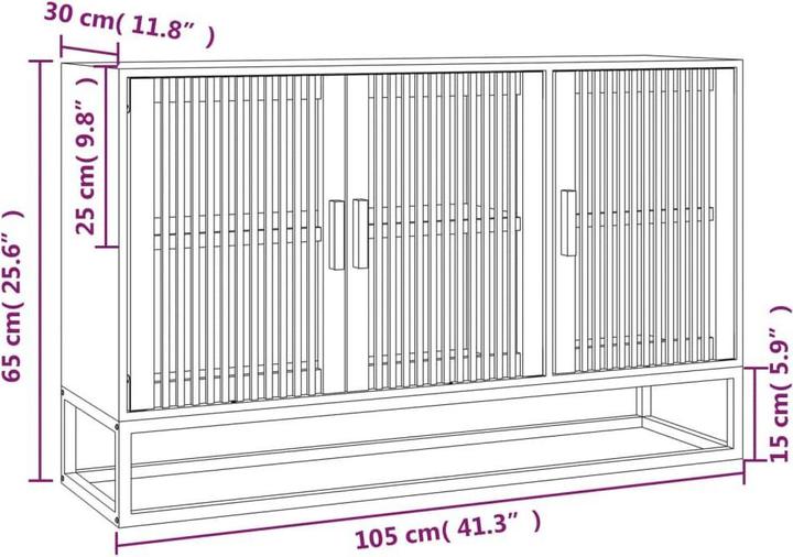 Produktbild vidaXL Dimosthanis (105 x 30 x 65 cm)