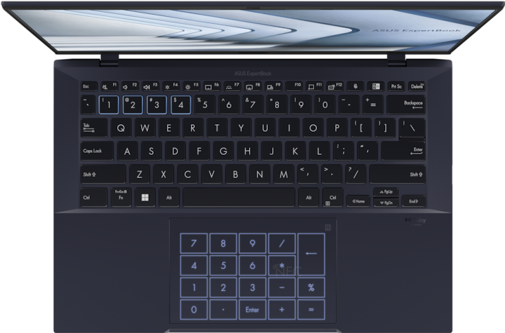 Actual product image ASUS ExpertBook B9 OLED (14", Intel Core 7 150U, 32 GB, 1024 GB, CH)