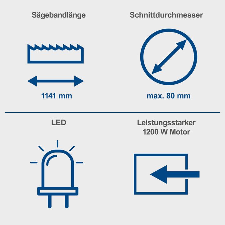 Image du produit Scheppach Scie à ruban à métaux MBS1200