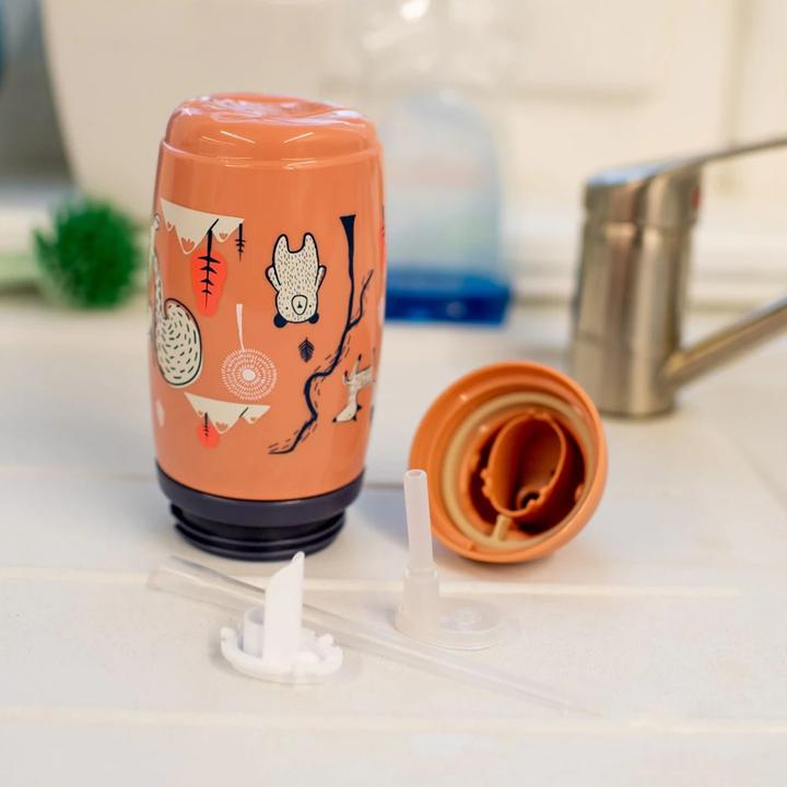 Actual product image Tommee Tippee drinker - thermos with straw INSULATED STRAW 266ml, 12m+, pink, 447825 (0.27 l)