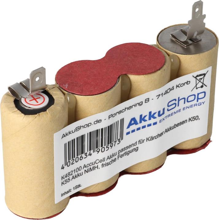Produktbild AccuCell Akku Kehrbesen z.B. Kärcher ABS-K55, K50, K85, BF9900