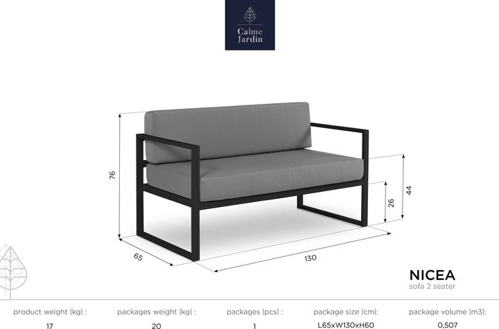 Produktbild Calme Jardin Nicea (2-Sitzer)