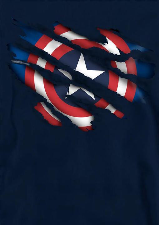 Produktbild Captain America Kapuzenpullover Zum Überziehen (116)