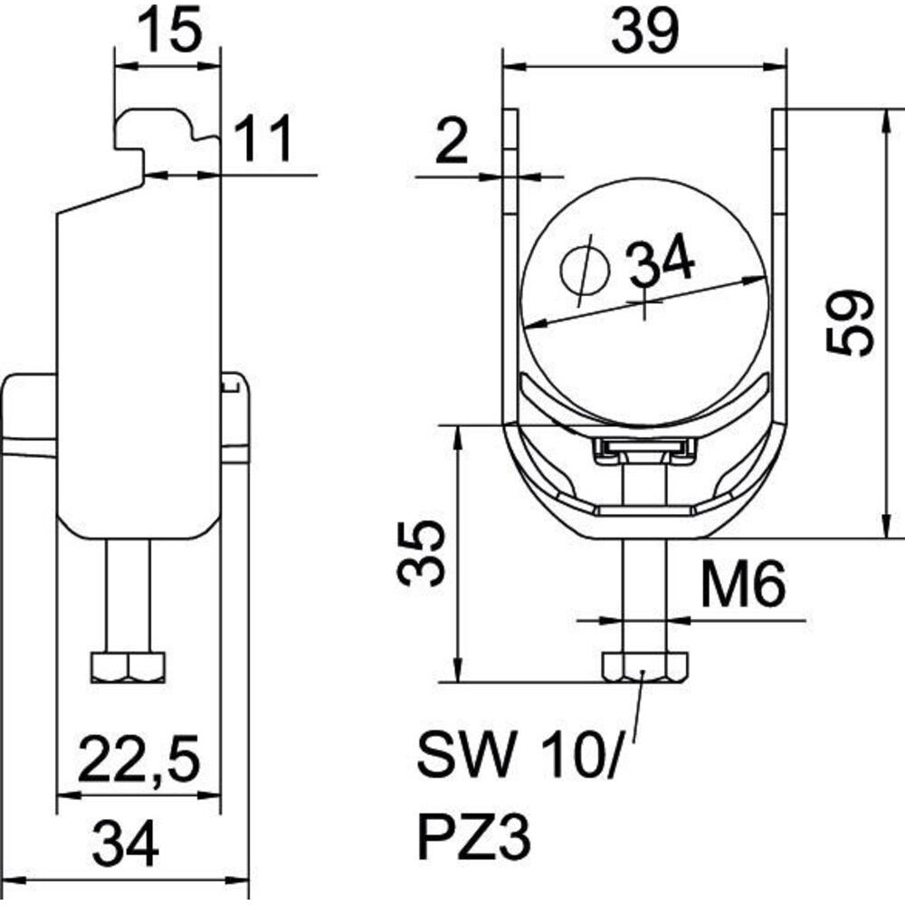 Thumbnail - OBO Bettermann, Kabelhalter, OBO Bügelschelle