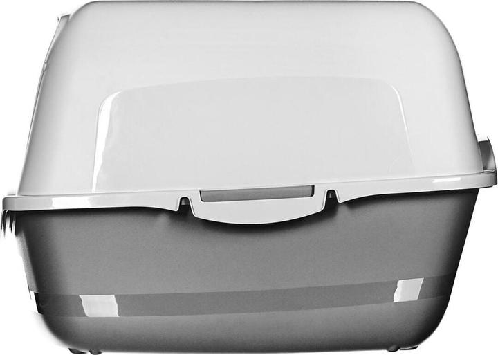 Actual product image Diamentiq kuweta BAILA jasnoszary/ciemnoszary - kuweta dla kota (Cat litter tray open)