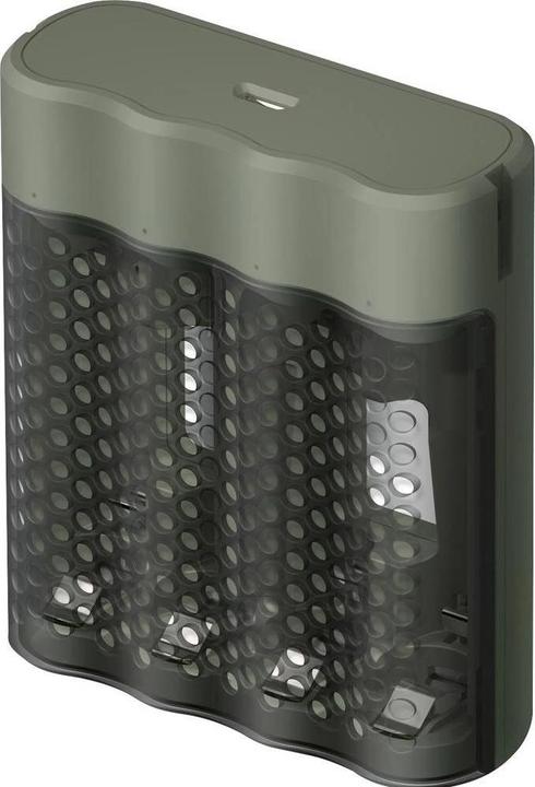 Actual product image GP Batteries ReCyko M451/100 4-Port USB Ladegerät inkl.4xAAA NiMh 950mAh (5 pcs., AAA, 950 mAh, Battery + charger)