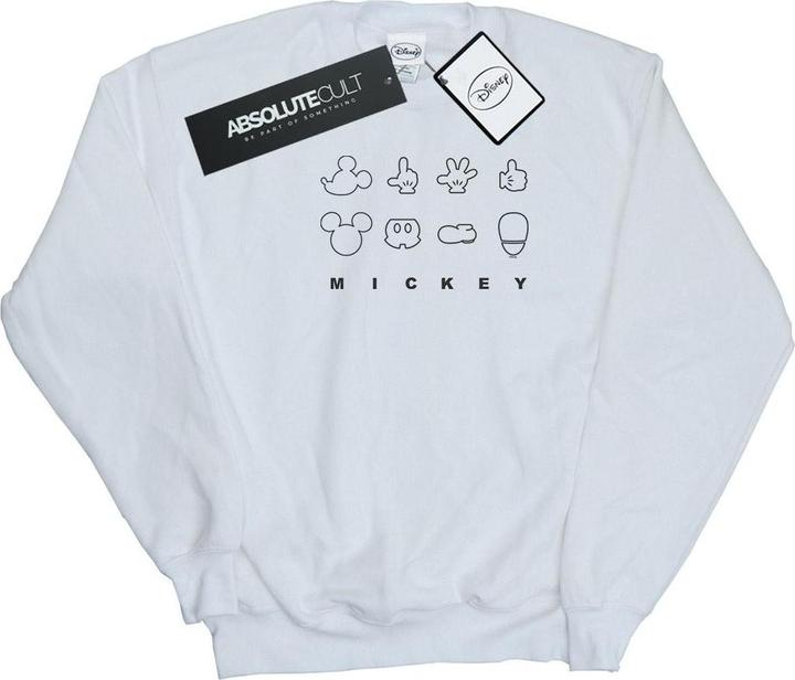 Immagine prodotto Disney Mickey Mouse Deconstructed Felpa Uomo (4XL)