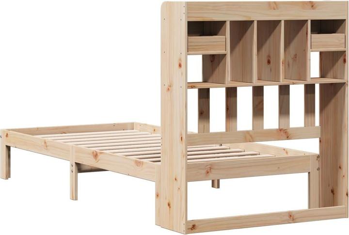 Produktbild vidaXL Bett mit Regal (140 x 200 cm)