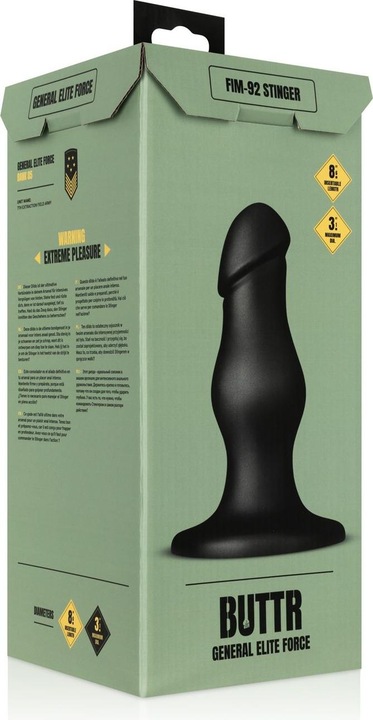 Actual product image Buttr FIM-92 Stinger Anal Dildo