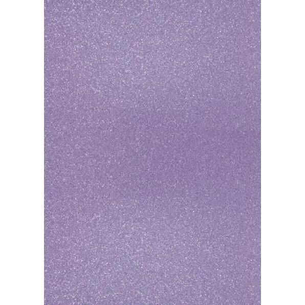 Heyda, Bastelpapier, Glitterkarton A4 360g/qm lavendel (360 g/m², 1 x)