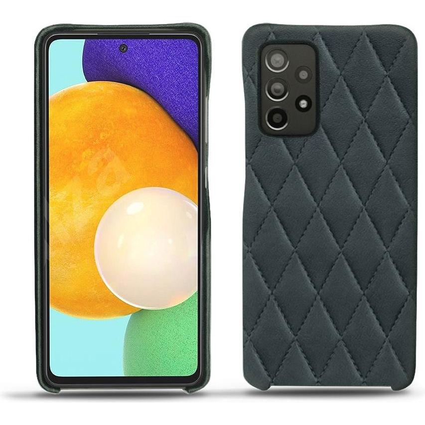 Noreve Lederschutzhülle (Samsung Galaxy A52), Smartphone Hülle, Blau