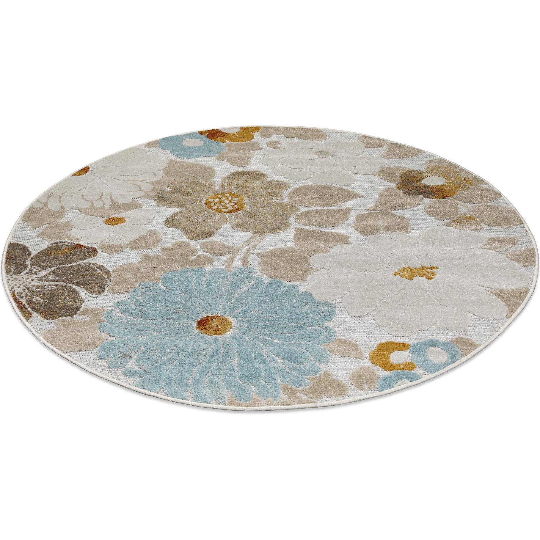 Wecon Home, Teppich, Outdoorteppich Beach Flower (160 x 160 cm)
