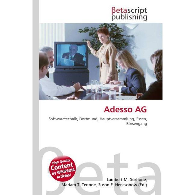 Adesso AG, Fachbücher