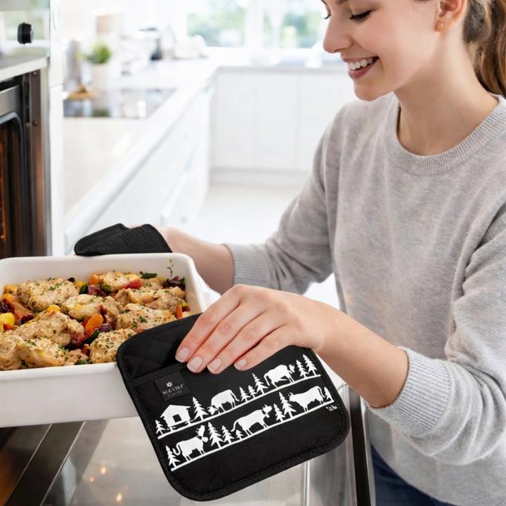 Produktbild Heidi Cheese Line Topflappen (Baumwolle)