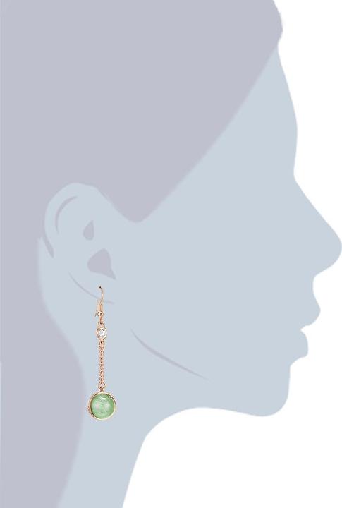 Actual product image Lulu & Jane Ladies Metal Alloy Decorated with Crystals by Swarovski ® rose gold - 29503 (Metal alloy)