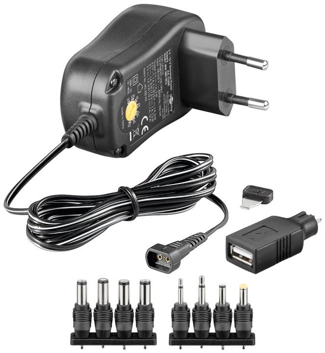 Immagine prodotto Goobay Alimentatore universale 3V-12V 1,0 A