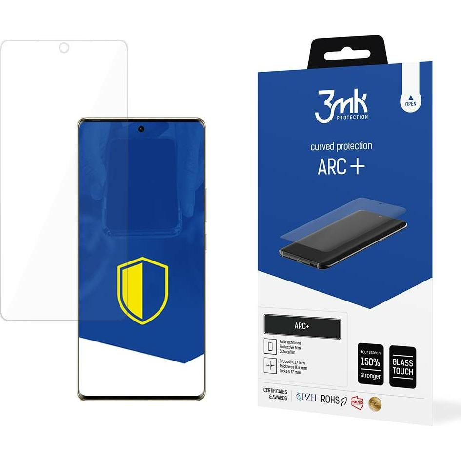 3MK ARC+ (1 pz., Tecno Spark 20 Pro), Pellicola protettiva smartphone