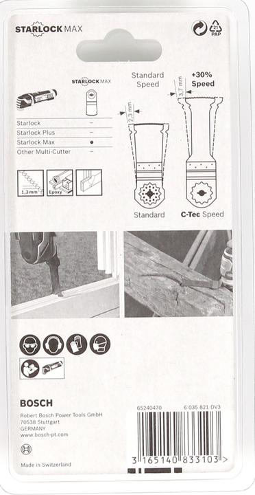 Produktbild Bosch Professional Zubehör BIM Tauchsägeblatt MAIZ 32 APB, Wood and Metal, 80 x 32 mm, 1er-Pack