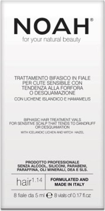 Produktbild Noah For Your Natural Beauty Bifasic Hair Treatment Vials For Sensitive Scalp That Tends To (40 ml)