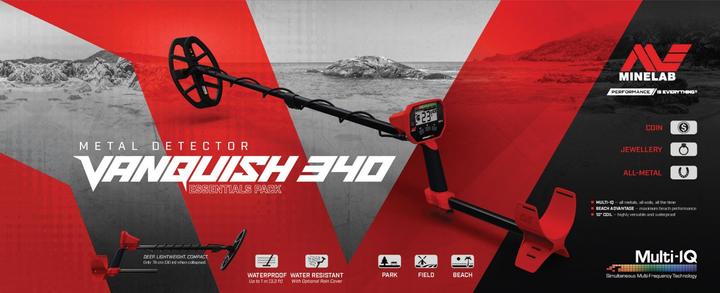 Produktbild Minelab VANQUISH 340. Metaaldetector specialist.