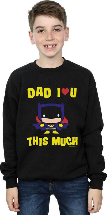 Image du produit - Sweat BATMAN DAD LOVE YOU THIS MUCH - Garçon (116)