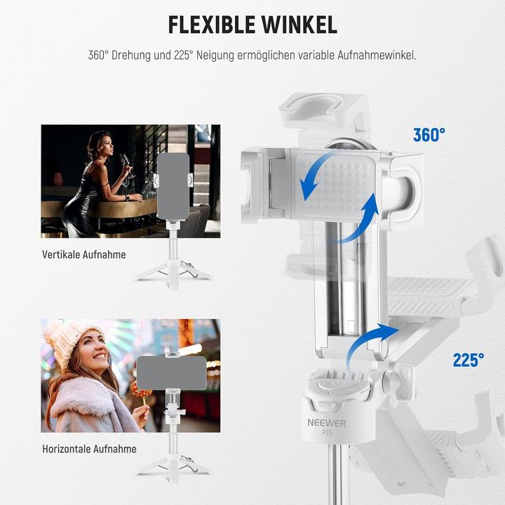 Actual product image Neewer P15 Basics Selfie Stick Tripod (Black)