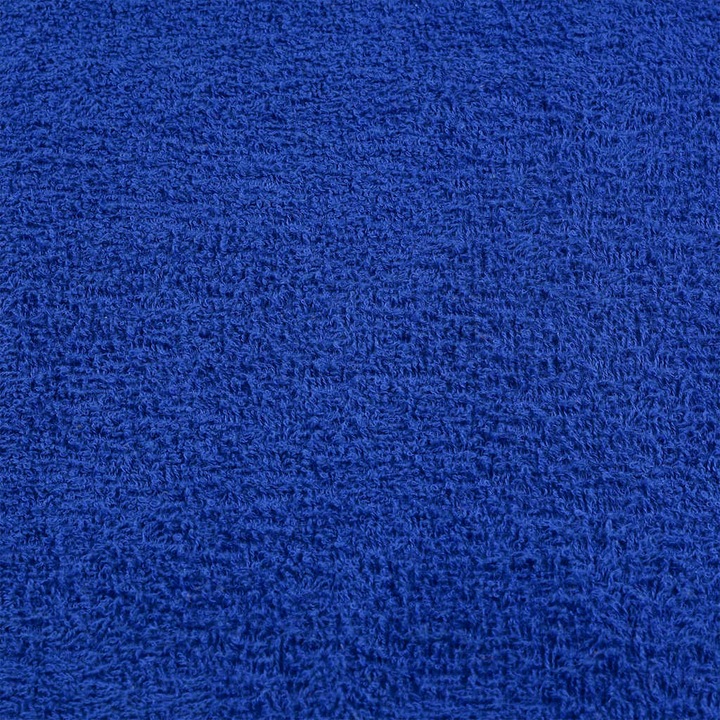 Actual product image VidaXL Bath Towels 2 pcs. Blue 100x150 cm 360 g/m² 100% cotton shower towel
