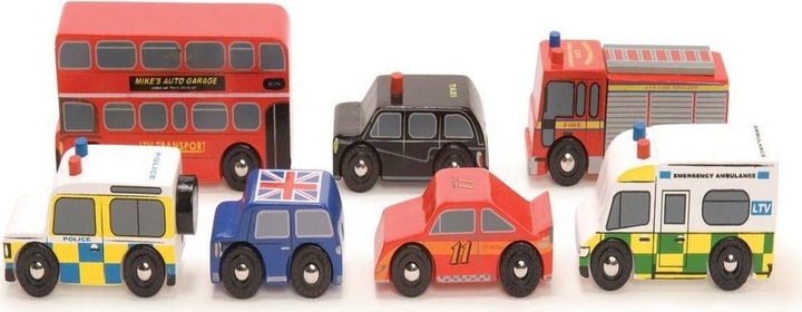 Actual product image Le Toy Van London Car Set