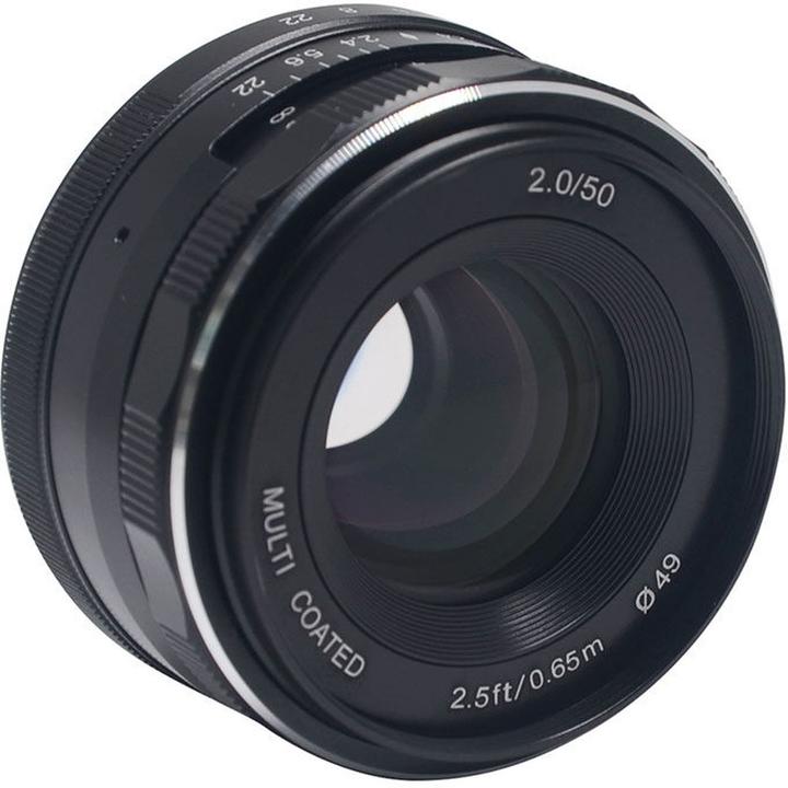 Image du produit Meike 50mm f/2.0 Nikon 1 (Nikon 1, APS-C / DX)