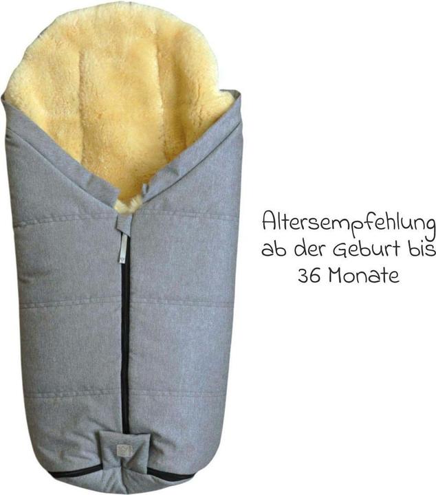 Image du produit Kaiser Baby Kaiser Lammfell Fusssack Iglu 2.0, light grey melange