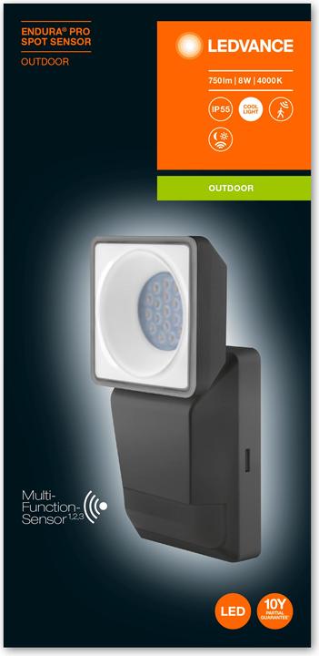 Actual product image Ledvance Endura Pro Spot Sensor (750 lm, IP65)