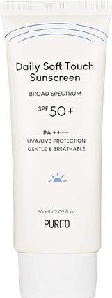 Produktbild Purito Daily Soft Touch Sunscreen SPF 50+ PA++++ codzienny krem przeciwsłoneczny z ceramidami 60ml (Sonnencreme, SPF 50+, 60 ml)