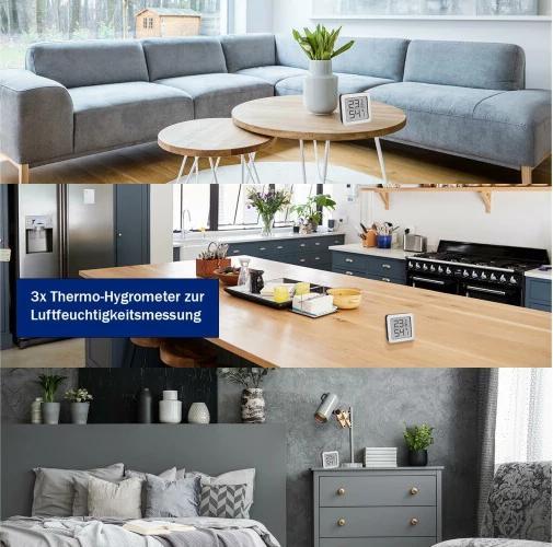 Immagine prodotto TFA Set di 3 termoigrometri digitali