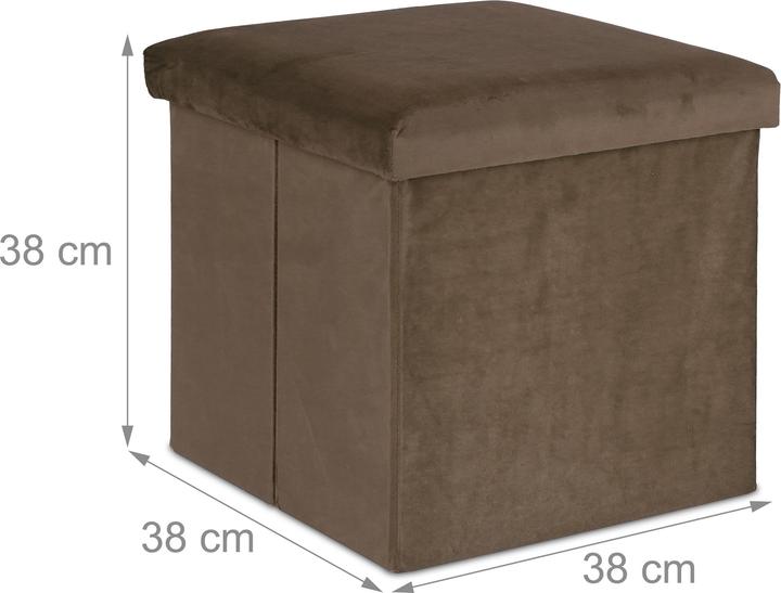 Actual product image Relaxdays Ottoman