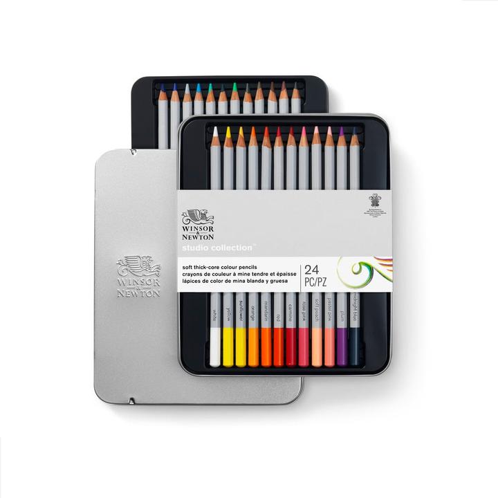 Produktbild Winsor & Newton Precision Pencil Coloured (24 pcs) (837246) (24x)