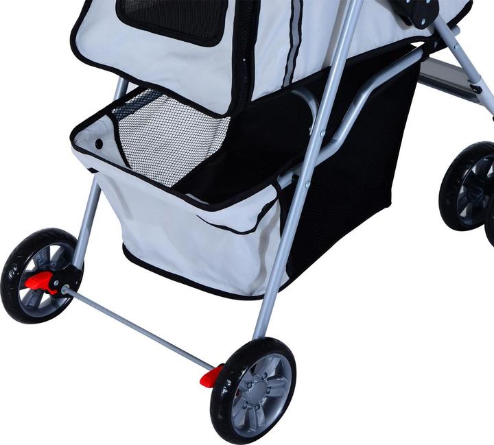 Actual product image PawHut Dog trolley with grid (Dog, Foldable)