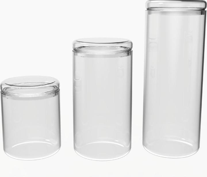 Actual product image Nuts Storage jar glass 850 ml transparent (0.85 l)