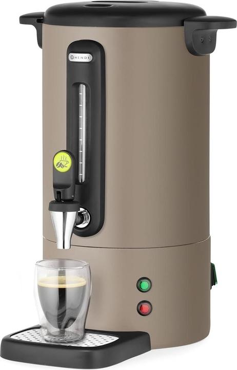 Actual product image Hendi Percolator, UNIQ,, designed by Robert Bronwasser, 7L, Taupe, 220-240V/1050W, 307x330x(H)450mm