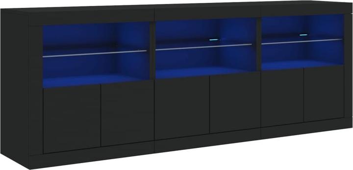 Image du produit vidaXL Sideboard mit LED-Leuchten (181.50 x 37 x 67 cm)