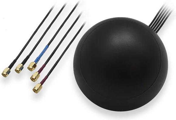 Immagine prodotto Teltonika ANTENNA MIMO MOBILE/GNSS/WIFI DUAL BAND SUL TETTO 003R-00253 PR1KCO28 (GPS, 4G, WiFi)