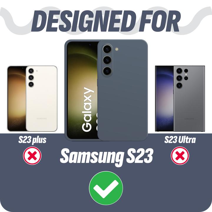 Produktbild Cazy Silikon Hülle Kompatibel mit Samsung Galaxy S23 - Soft TPU Schutz - (Samsung Galaxy S23)