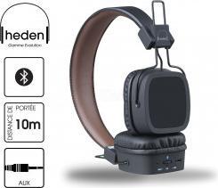 Actual product image Casque Micro Sans Fil compatible Evolution Bluetooth rechargeable (Noir)