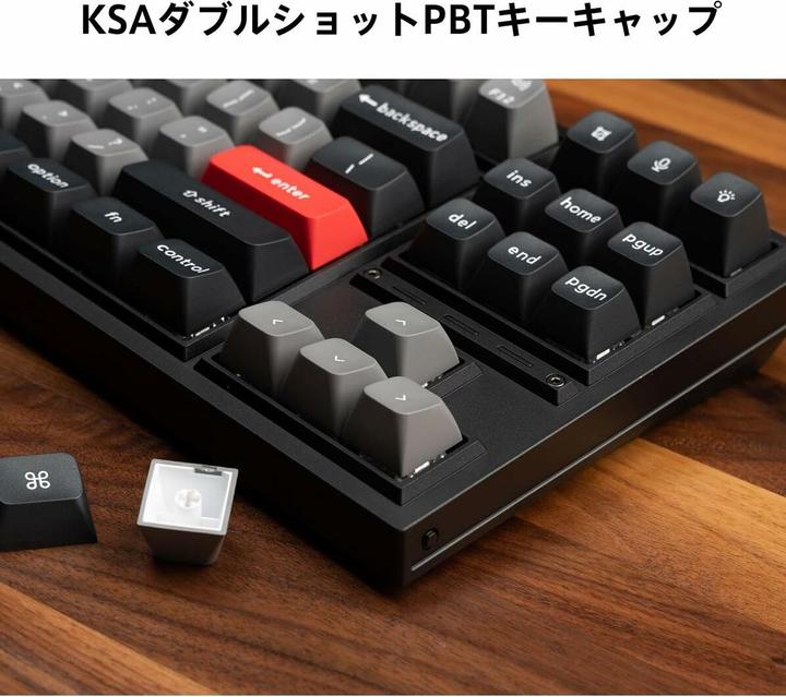 Produktbild Keychron Q3 Pro (schwarz/blaugrau, DE-Layout, K Pro Red, Hot-Swap, Aluminiumrahmen, RGB) (DE, Kabelgebunden)
