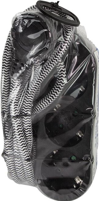 Produktbild LogiLink Steckdosenleiste,3xCEE 7/3,Textilkabel (3x, CEE 7/3, 1.50 m)