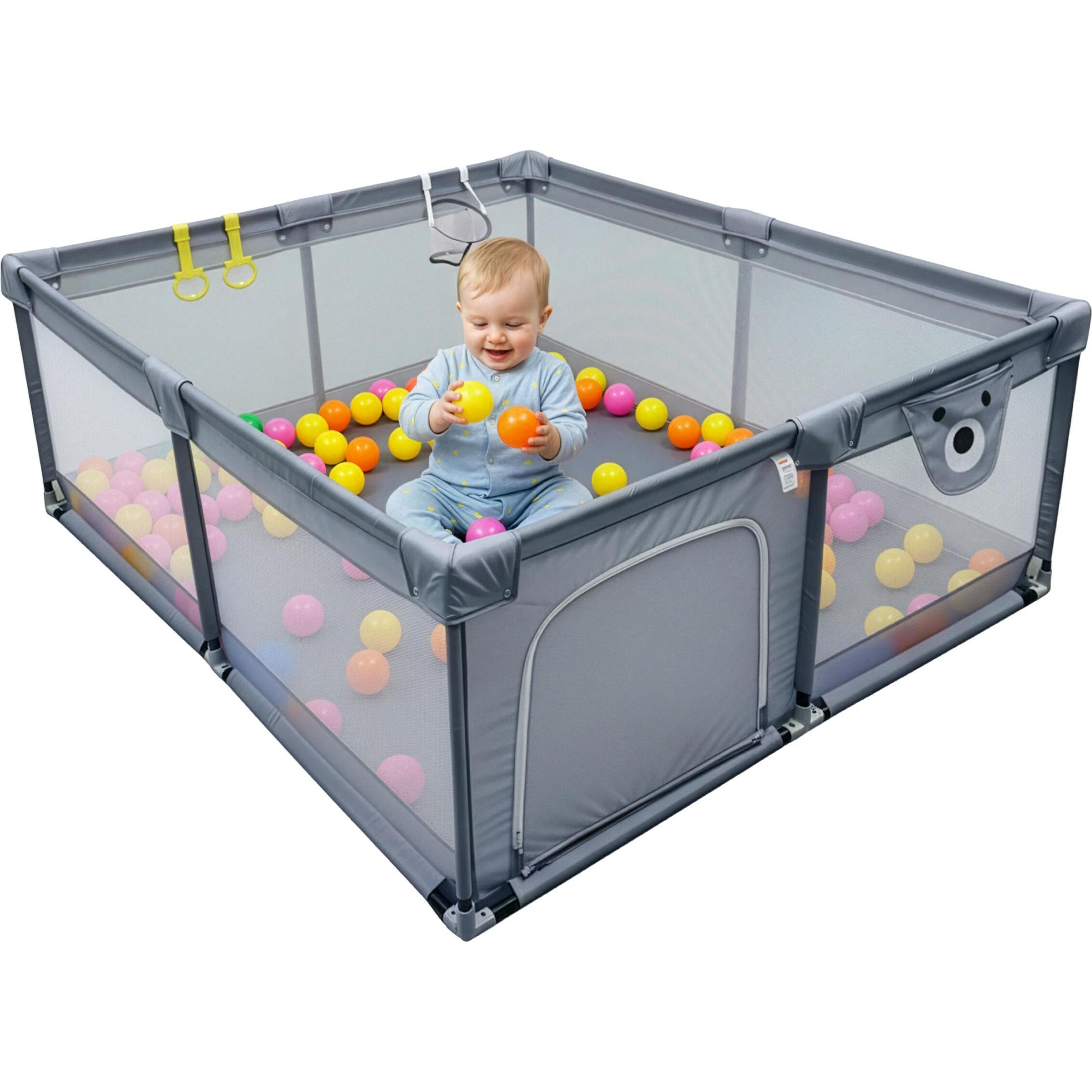 Relaxdays Laufstall Baby (120 cm, 180 cm) (4052025859138)